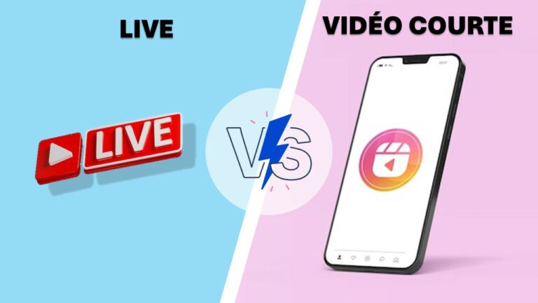 Image blog Live VS Vidéo courte